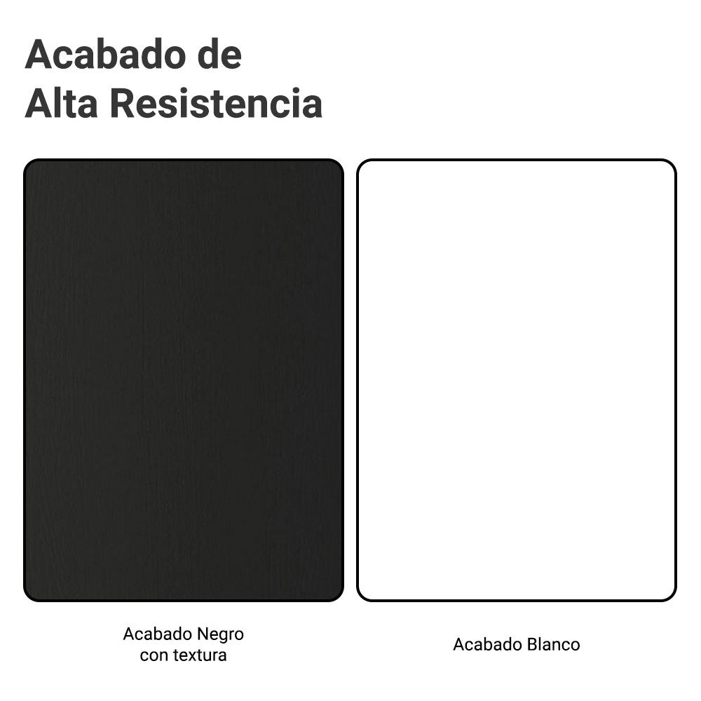 Clóset Monaco 3 Puertas Corredizas 1 Espejo Negro/Blanco 170 cm x 205 cm x 51 cm