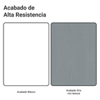 Mueble de Cocina Bajo Agata 80 cm 2 Puertas Blanco/Gris
