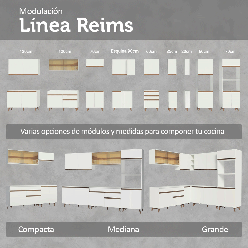 Mueble de Cocina para Hornos Reims 70 cm