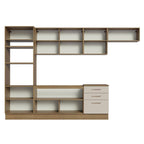 Cocina Integral Agata 3.30 Metros Marrón/Crema 01