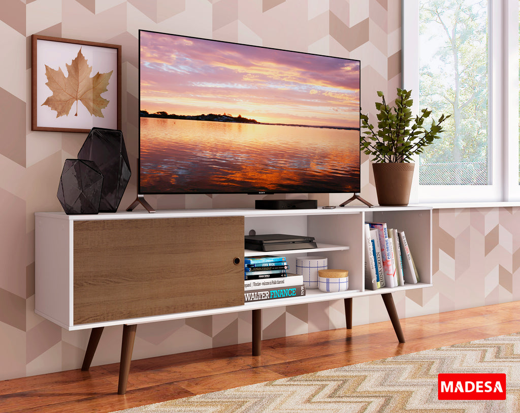Centro de Entretenimiento Mesa para TV Cairo Hasta 65 Pulgadas