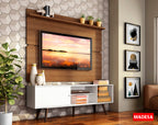 Centro de Entretenimiento para TV Cairo Mesa y Panel Hasta 65 Pulgadas