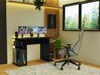 Escritorio Gamer Moderno para PC y Consola 9424 Negro