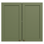 Mueble de Cocina Superior Vik 70 cm 2 Puertas Blanco/Verde