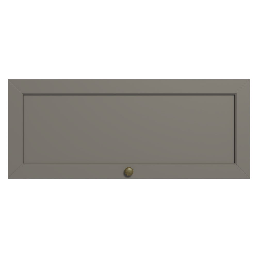 Mueble de Cocina Superior Vik 80 cm 1 Puerta Abatible Marrón/Gris