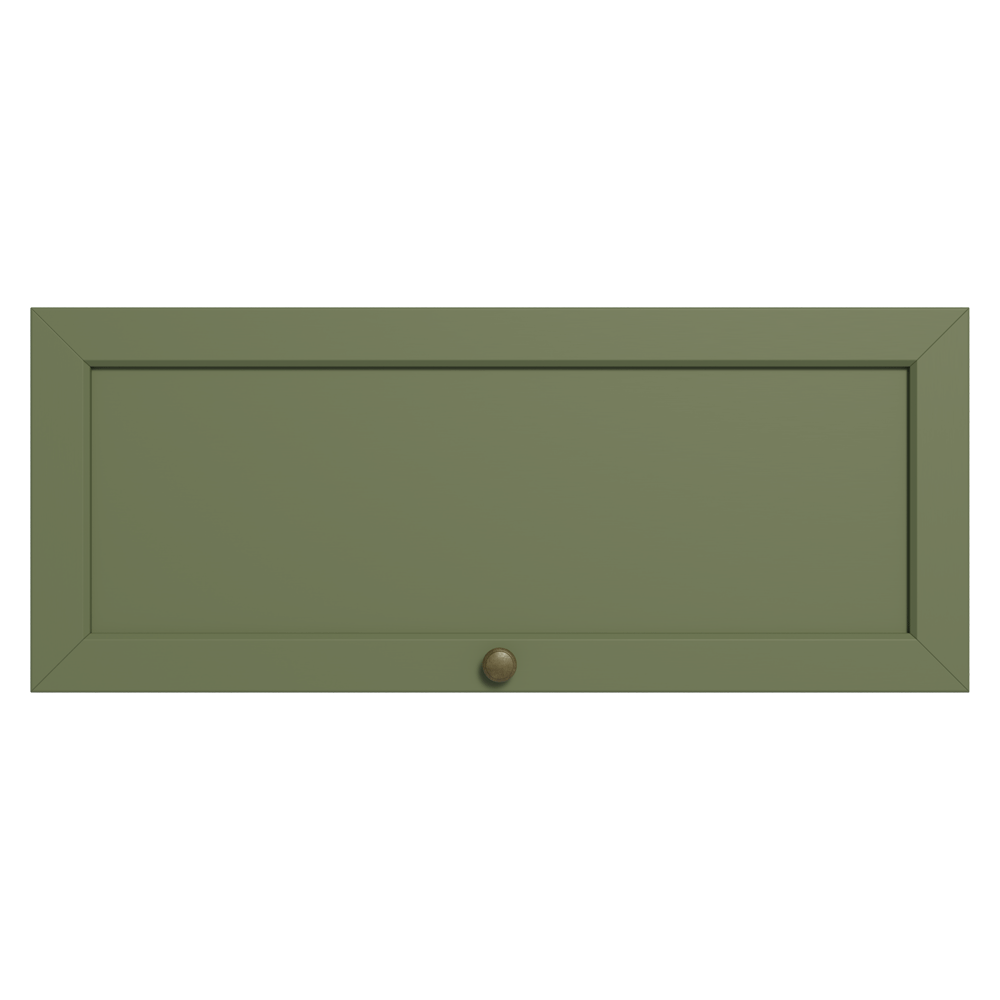 Mueble de Cocina Superior Vik 80 cm 1 Puerta Abatible Blanco/Verde