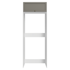 Mueble de Cocina para Nevera Vik 1 Puerta Abatible Blanco/Gris