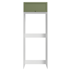 Mueble de Cocina para Nevera Vik 1 Puerta Abatible Blanco/Verde