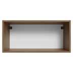 Mueble de Cocina Superior Vik 70 cm 1 Puerta Abatible MarrónGris