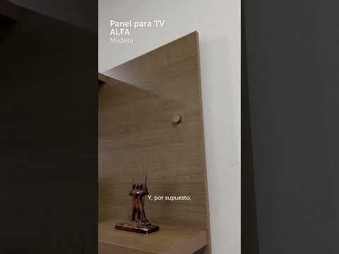 Centro de Entretenimiento Panel para TV Alfa Hasta 60 Pulgadas Marrón