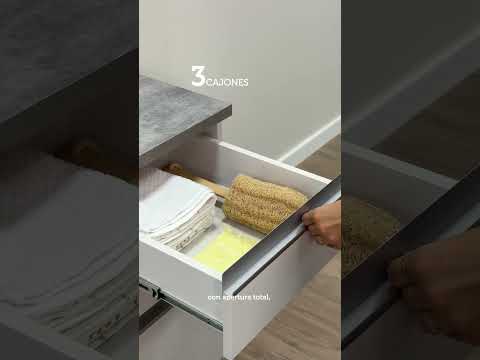 Mueble para Baños 120 cm 2 Puertas 3 Cajones