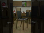 Kit con 6 Sillas de Comedor 4280 MarrónNegro