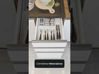 Mueble de Cocina para Hornos Agata 60 cm Blanco/Crema
