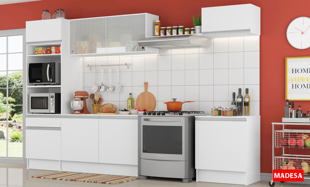Kit Mueble de Cocina Superior y Mueble Bajo Topazio 60 cm